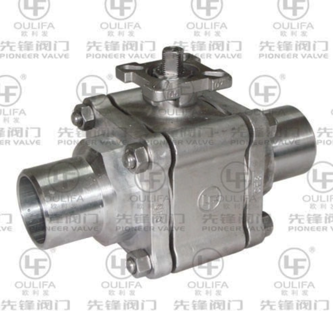 خطوط غاز زيت صمام الكرة الملحومة بعقب 2000PSI