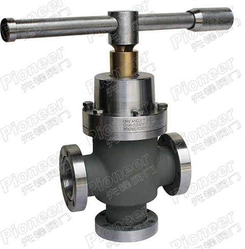 ما هو صمام زاوية الفراغ المستخدم؟