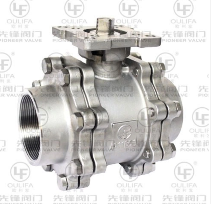 1000PSI صمام كروي ملحوم كيميائي لزيت بناء السفن